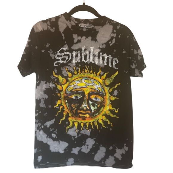 Sublime Band Graphic Tie-Dye T-Shirt Sun Face Unisex Small - Picture 1 of 7